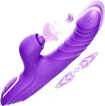 2024 Rabbit Vibrator Rechargeable Silicone Dildo For Woman G Spot Clitors Massage Double Vibration Sex Toy For Women electro stimulation toys mini wand massager vibrating wand